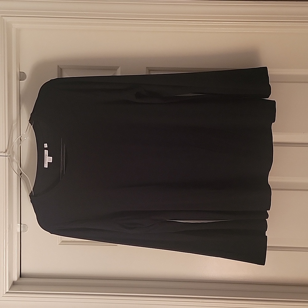 Chico's Elegant Black Long Sleeve Tee